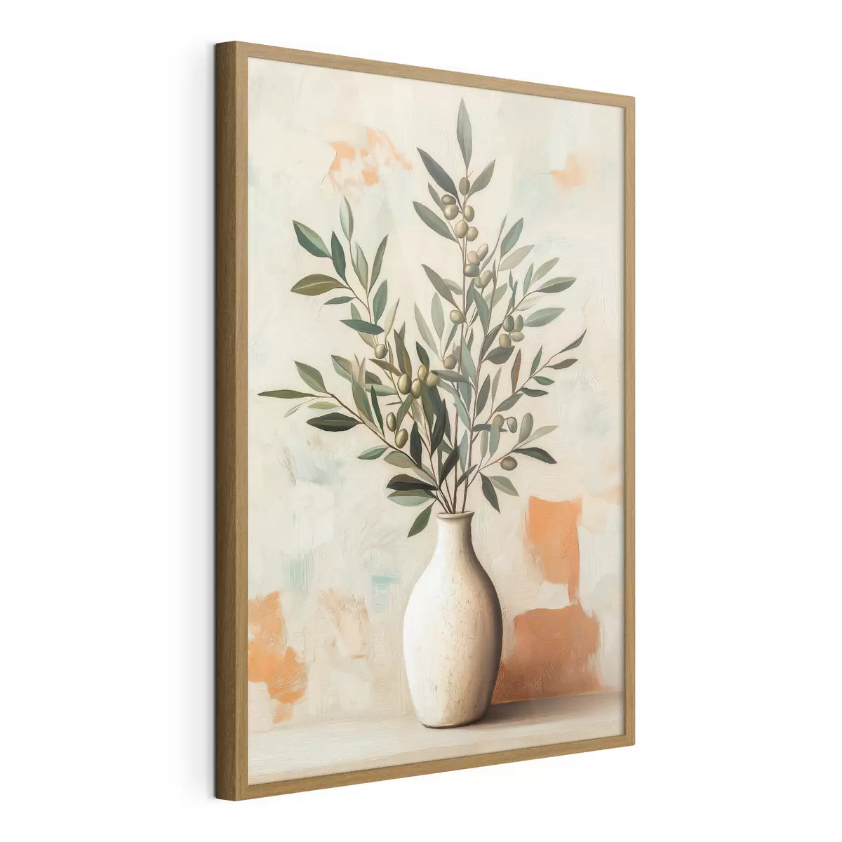 Affiche Des branches d'olivier dans un vase f51047