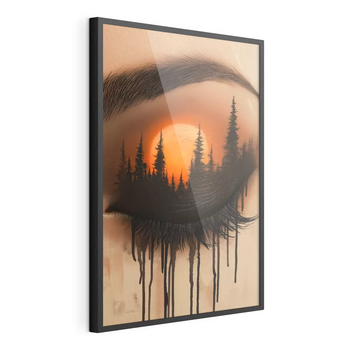 Affiche Le coucher de soleil dans ses yeux f51048