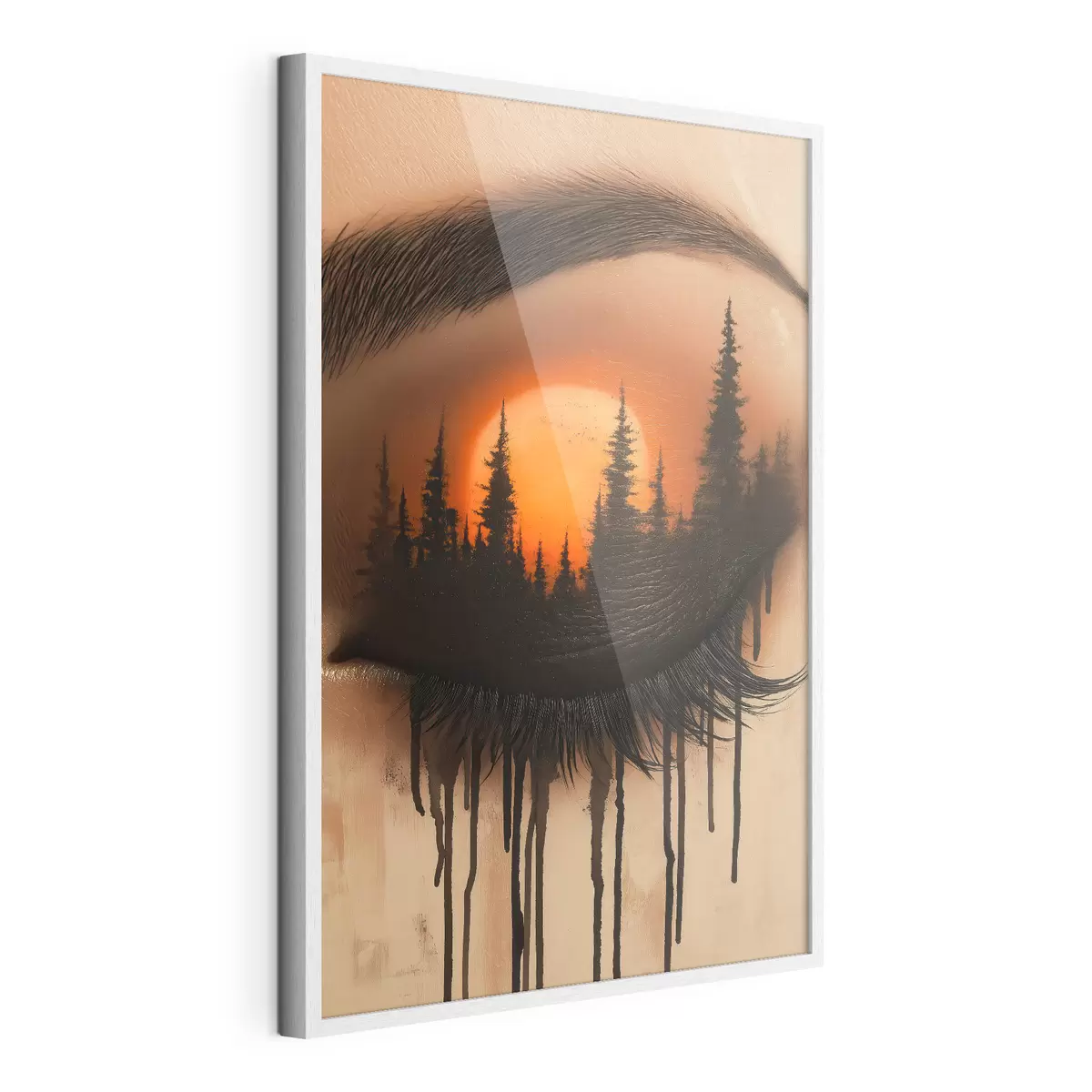 Affiche Le coucher de soleil dans ses yeux f51048
