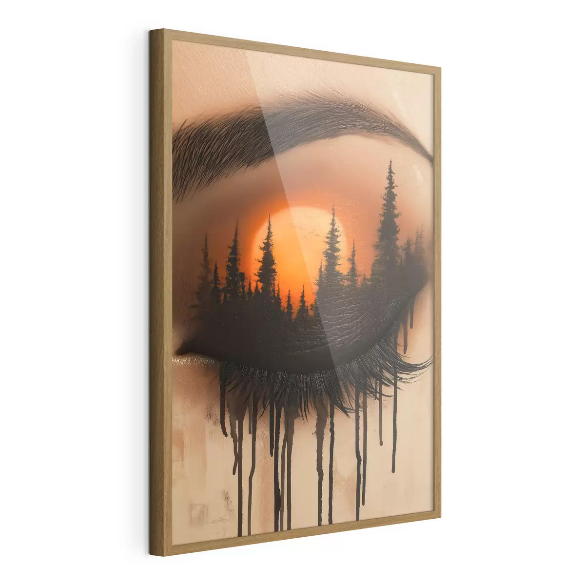 Affiche Le coucher de soleil dans ses yeux f51048