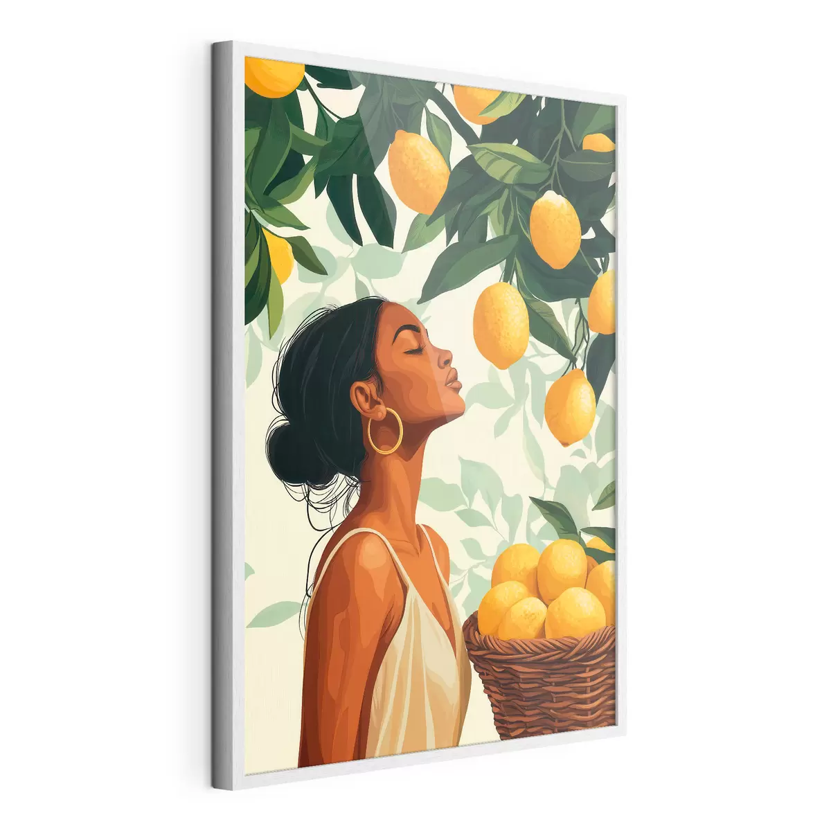 Affiche Une fille parmi les citrons f51049