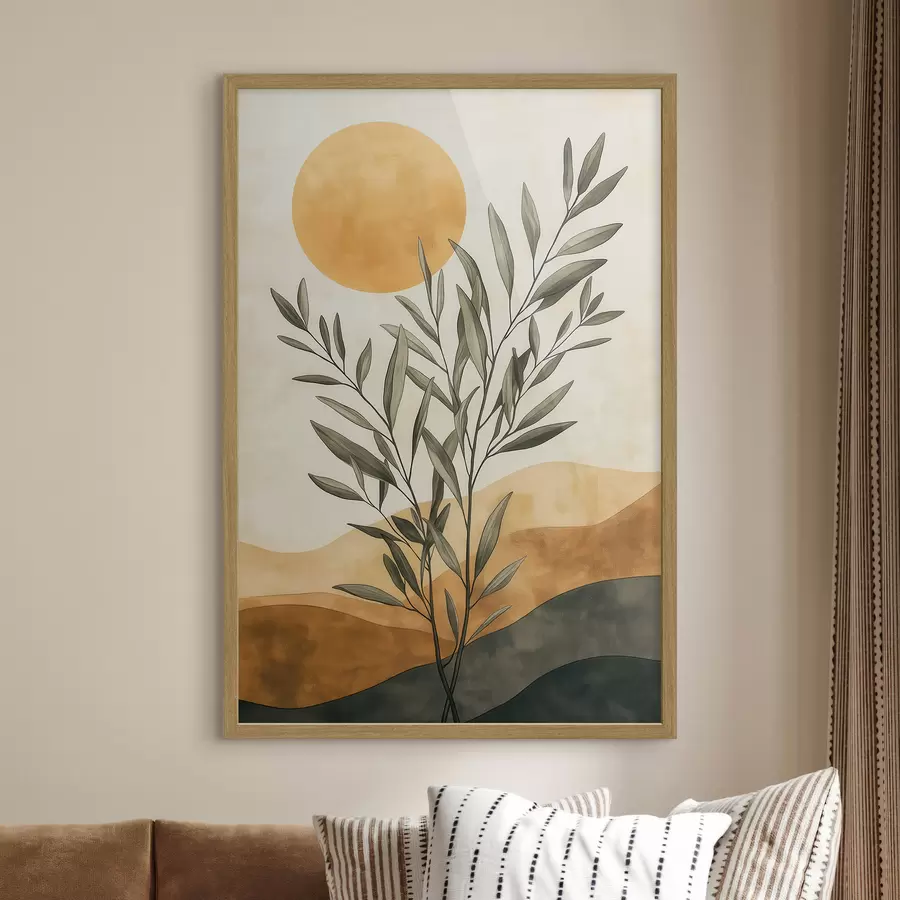 Fotobehang Een olijftak f51055