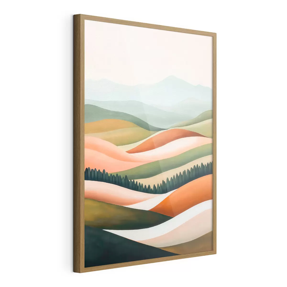 Affiche Collines colorées f51056