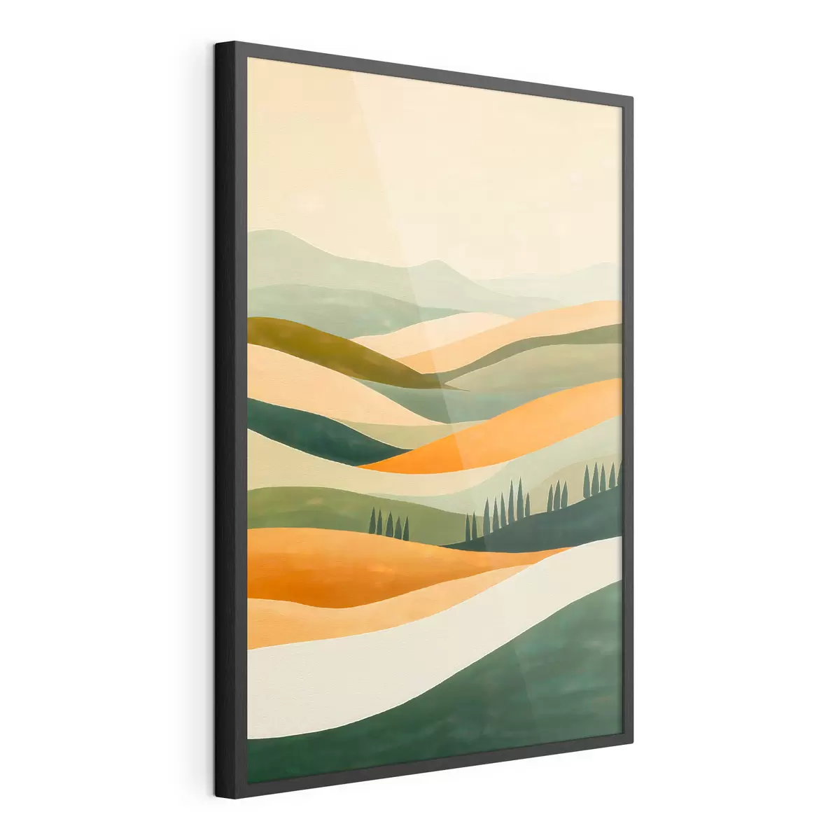 Poster Kleurrijke heuvels f51057