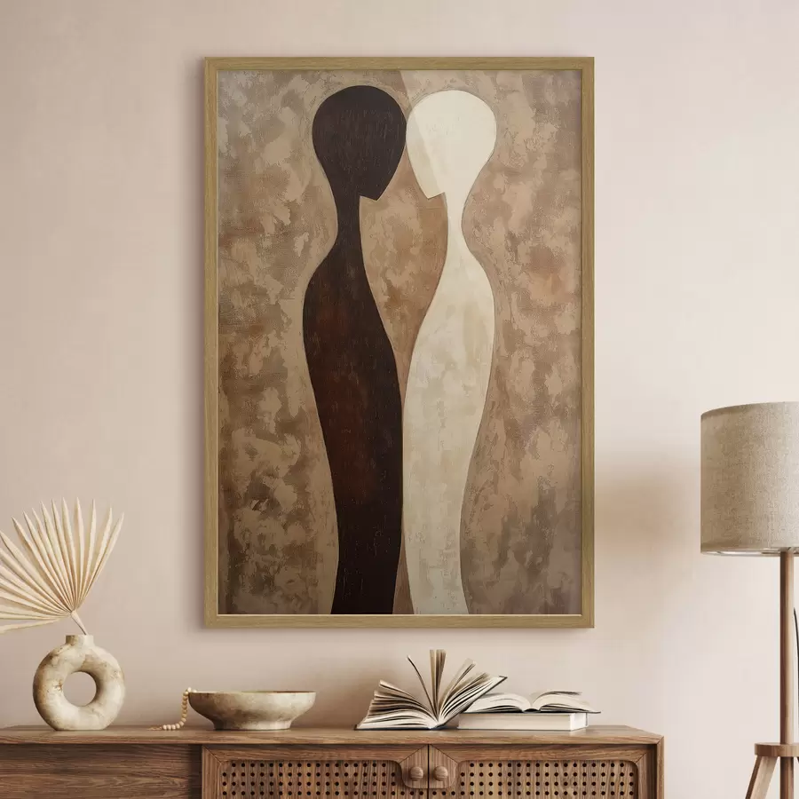 Fotobehang Abstracte silhouetten f51058