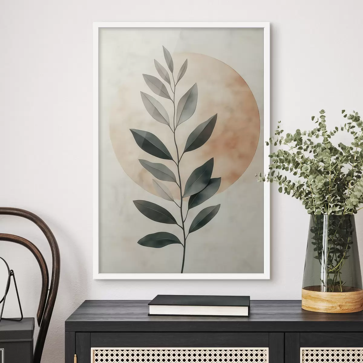 Affiche Une branche avec des feuilles f51060