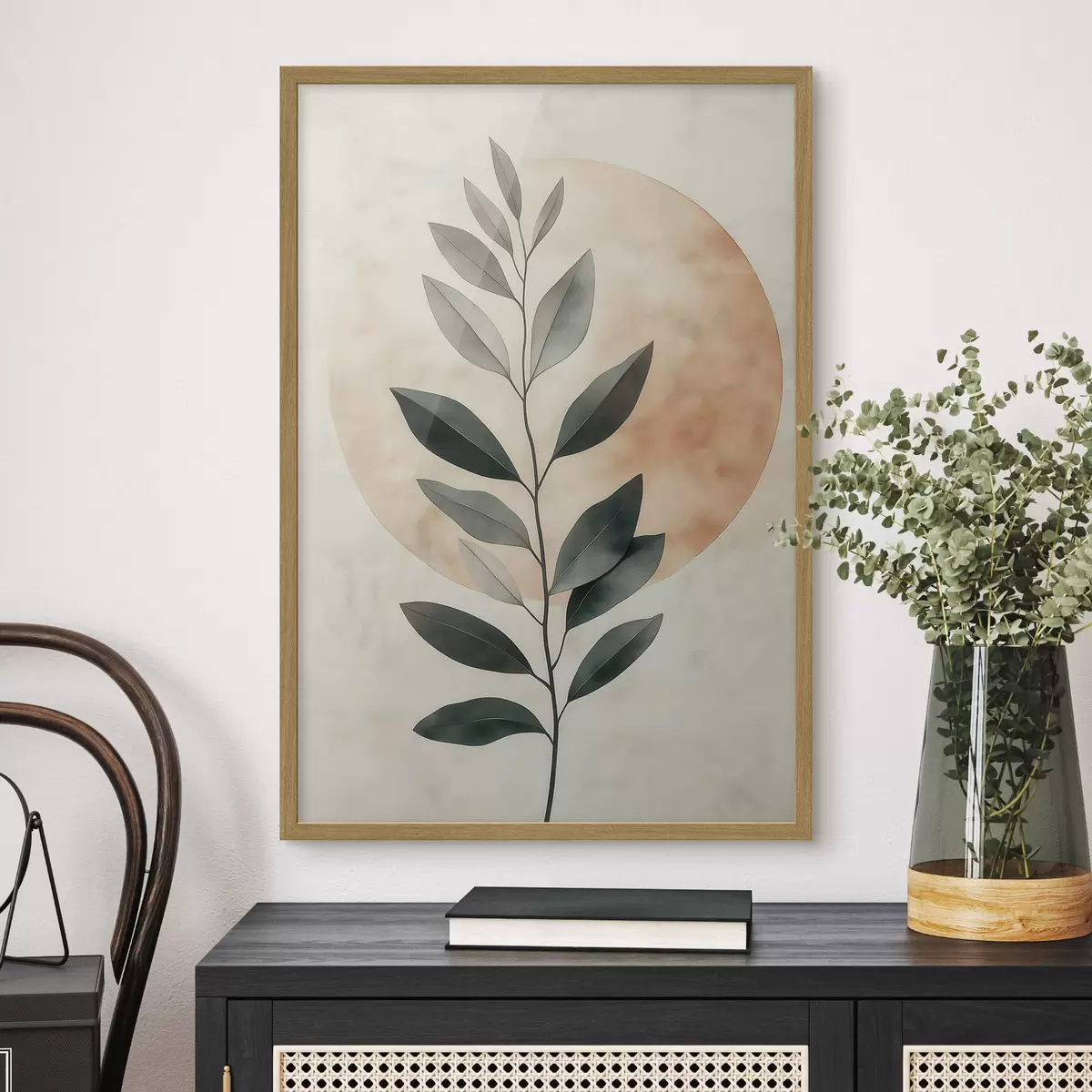 Affiche Une branche avec des feuilles f51060