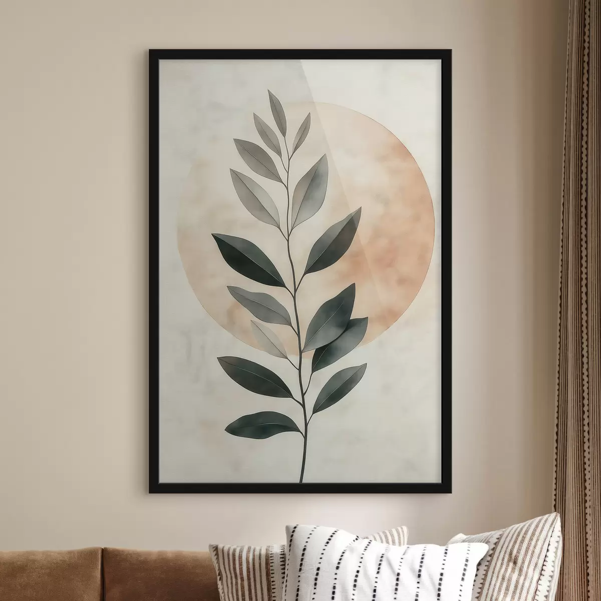 Affiche Une branche avec des feuilles f51060