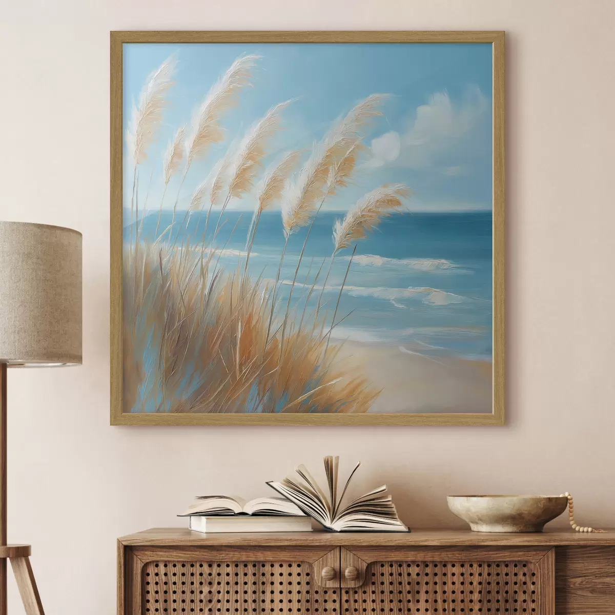 Poster Graanaren aan zee f51061