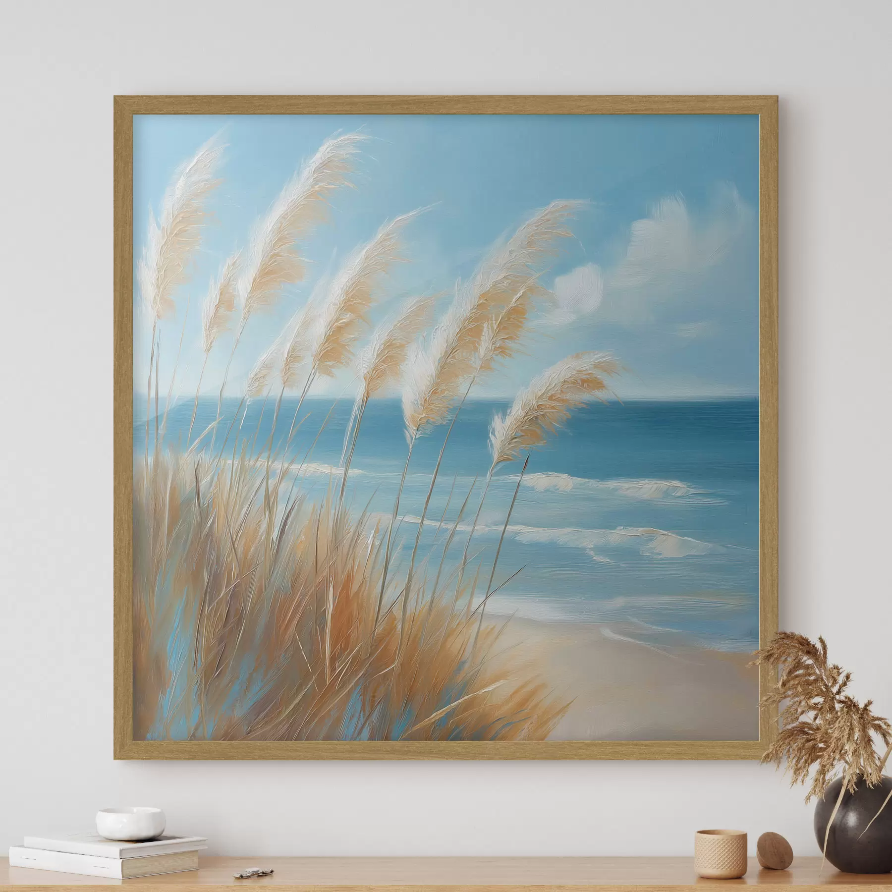 Fotobehang Graanaren aan zee f51061