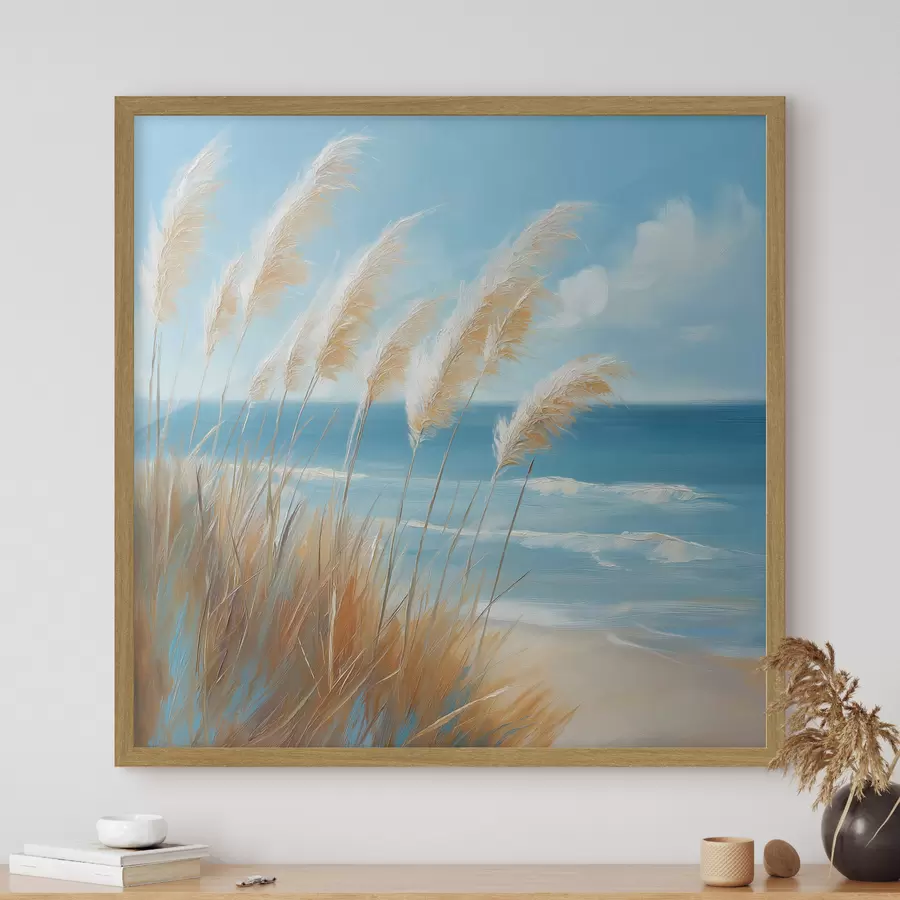 Fotobehang Graanaren aan zee f51061