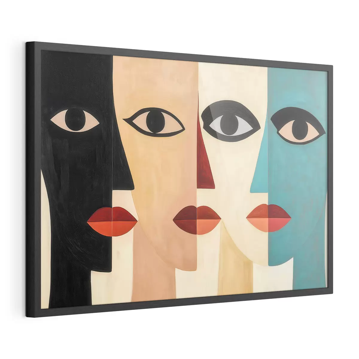 Poster Abstracte gezichten f51063