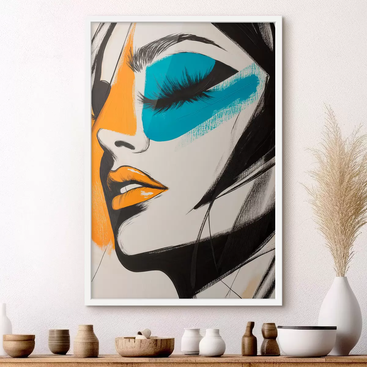 Affiche Visages peints f51065