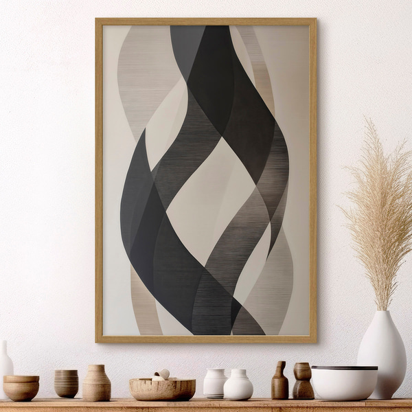 Affiche Abstraction, Posters noir et blanc, f51074wo : Uwalls
