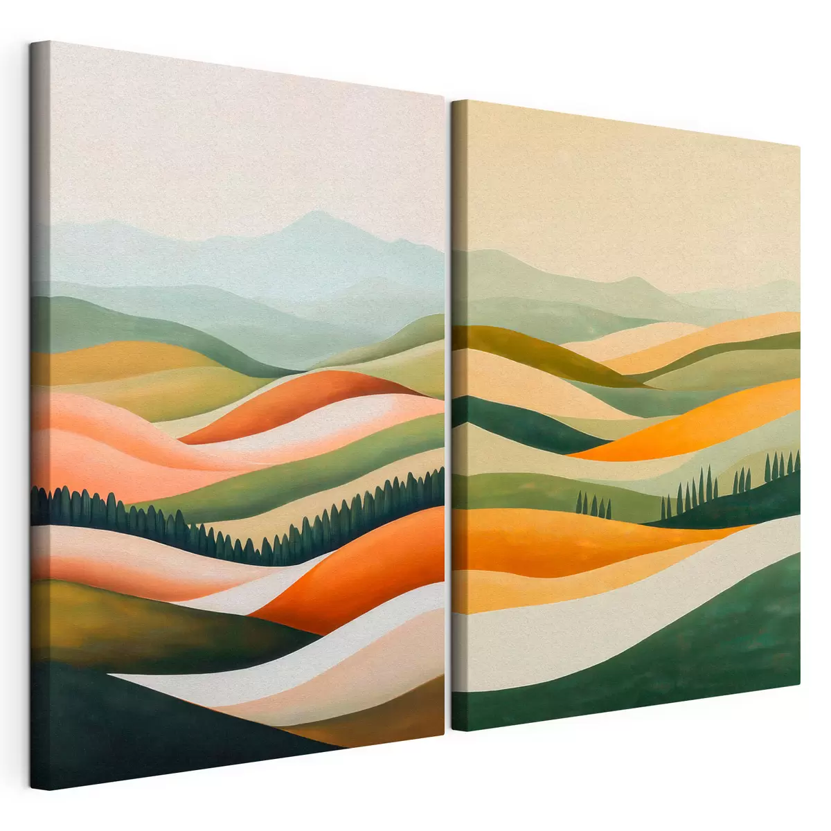  Peintures Résumé : Montagnes colorées m31081