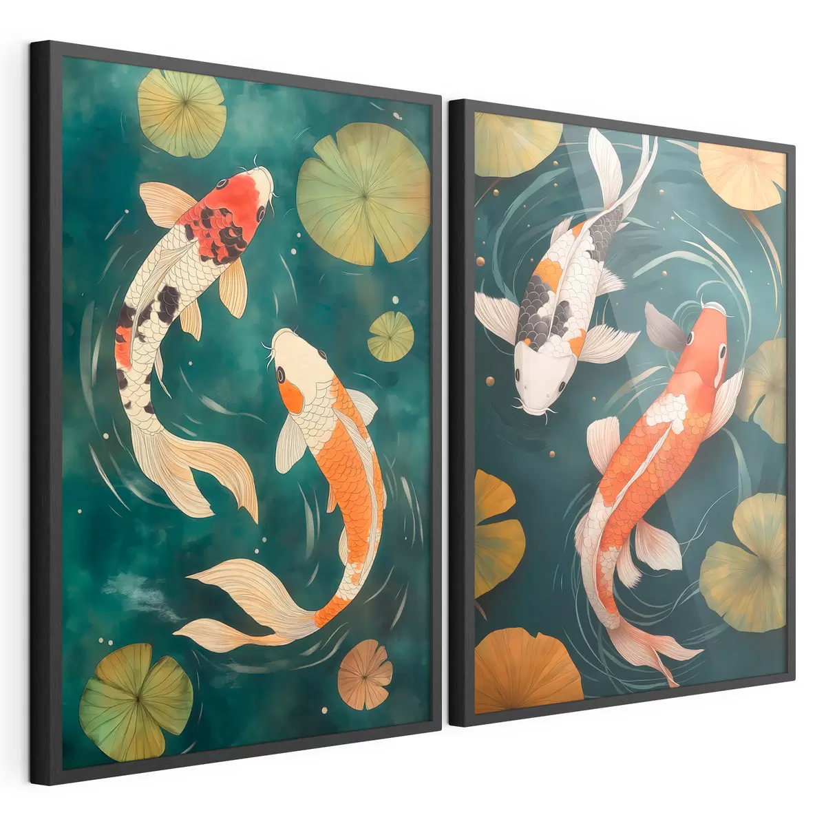 Poster Oosterse Koi d31087