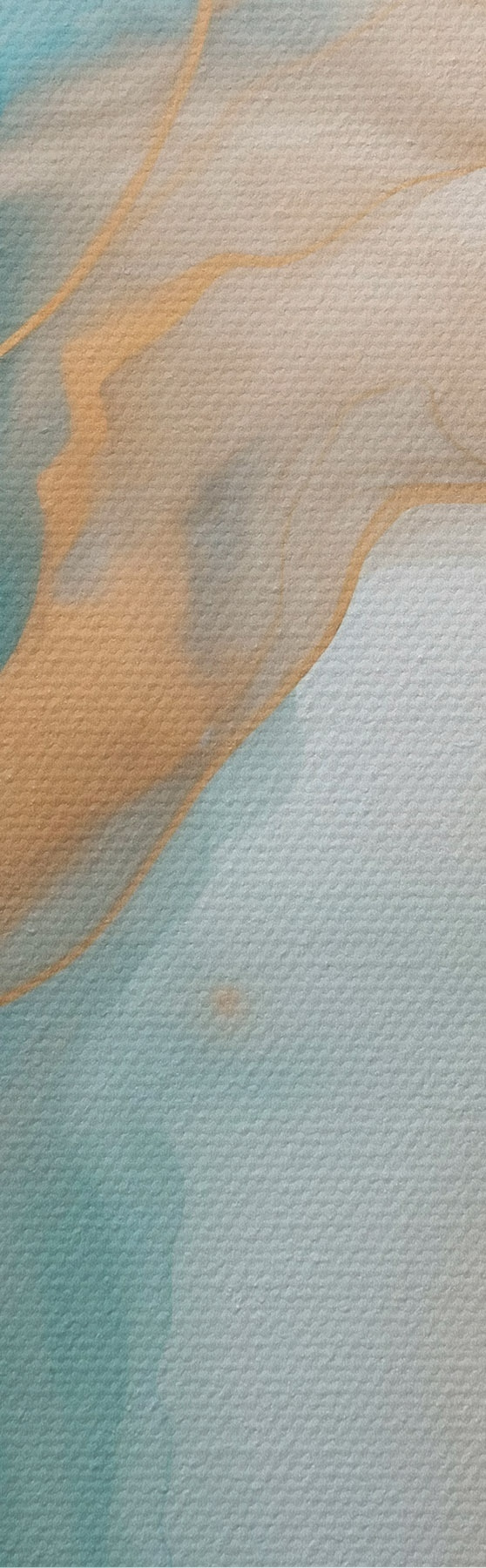  Peintures Vagues de marbre bleu ciel et sable s51082