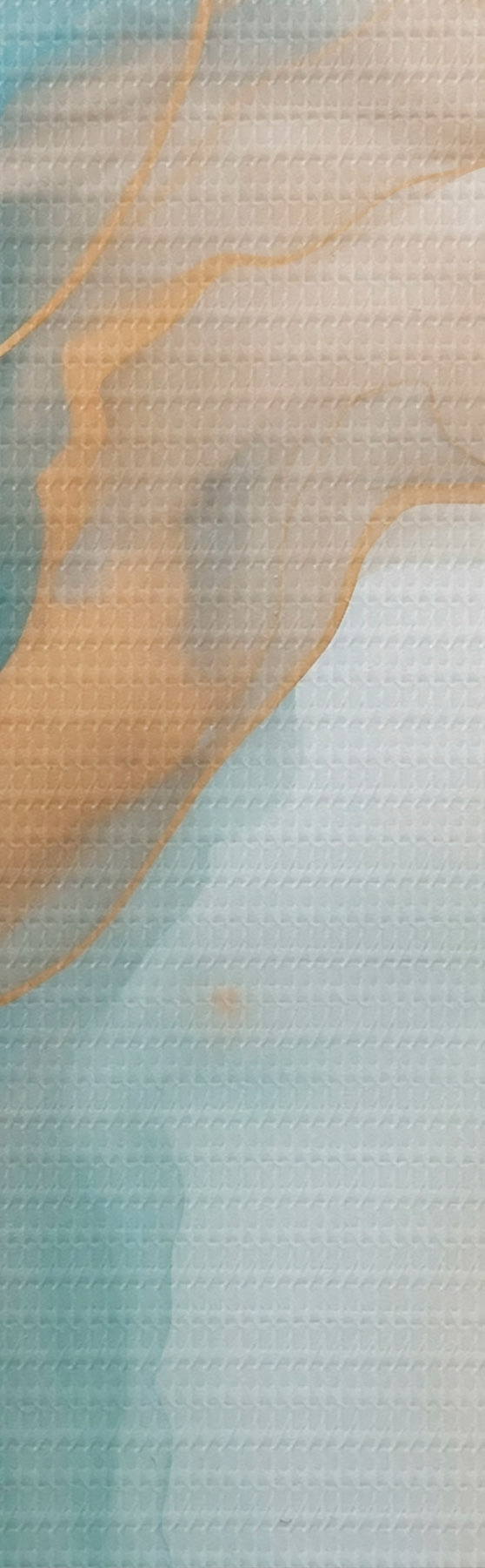  Peintures Vagues de marbre bleu ciel et sable s51082