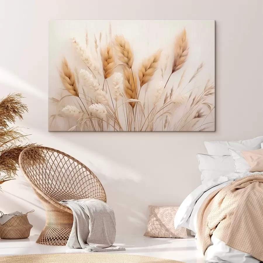 Fotobehang Pluizig pampasgras in eco-stijl s51093