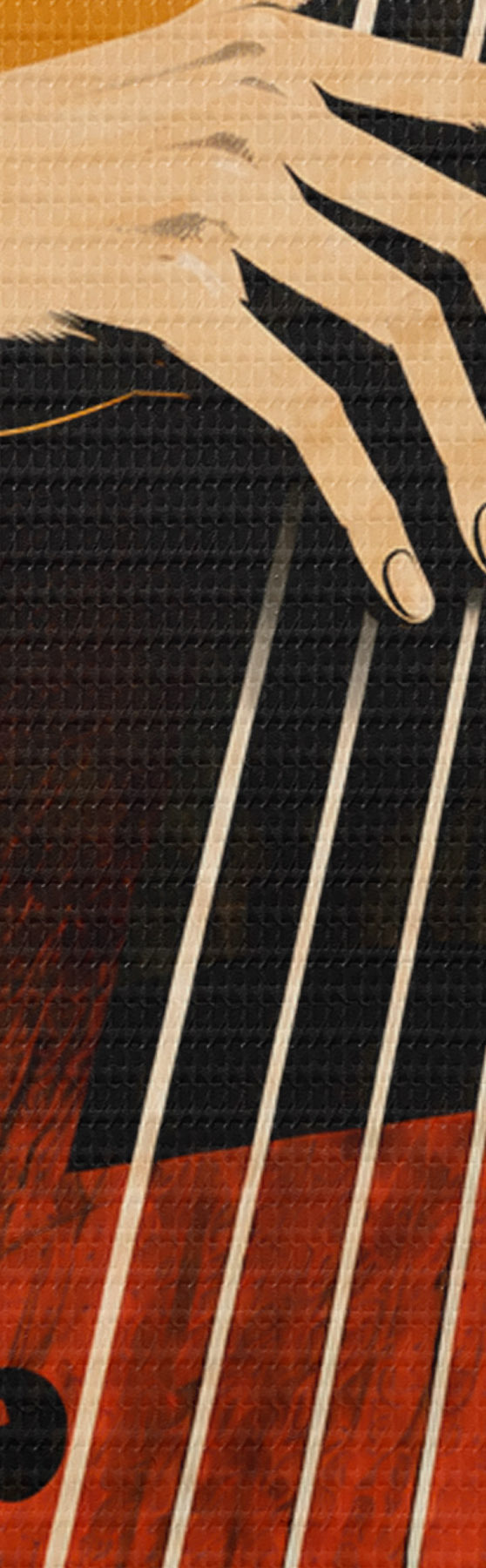  Peintures Des musiciens de jazz se produisant dans des couleurs vives m31114