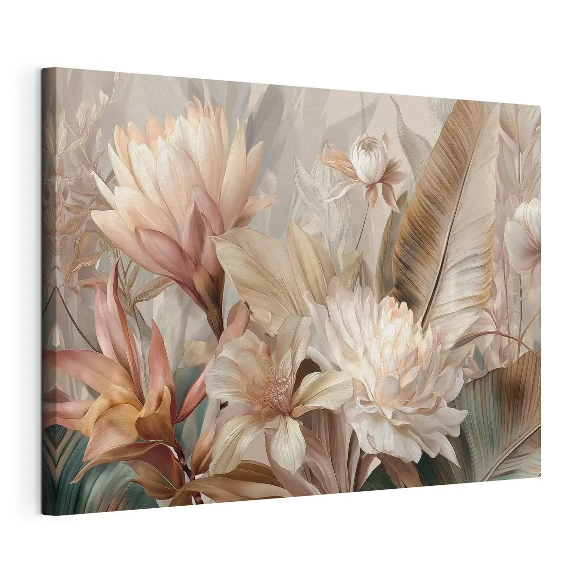  Schilderijen Exotisch boeket in pasteltinten s51095
