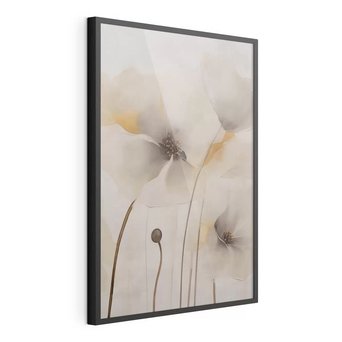 Poster Fijne klaprozen op slanke stengels f51089
