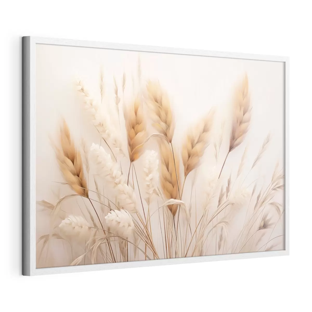 Affiche Herbe de la pampa duveteuse, style écologique f51093