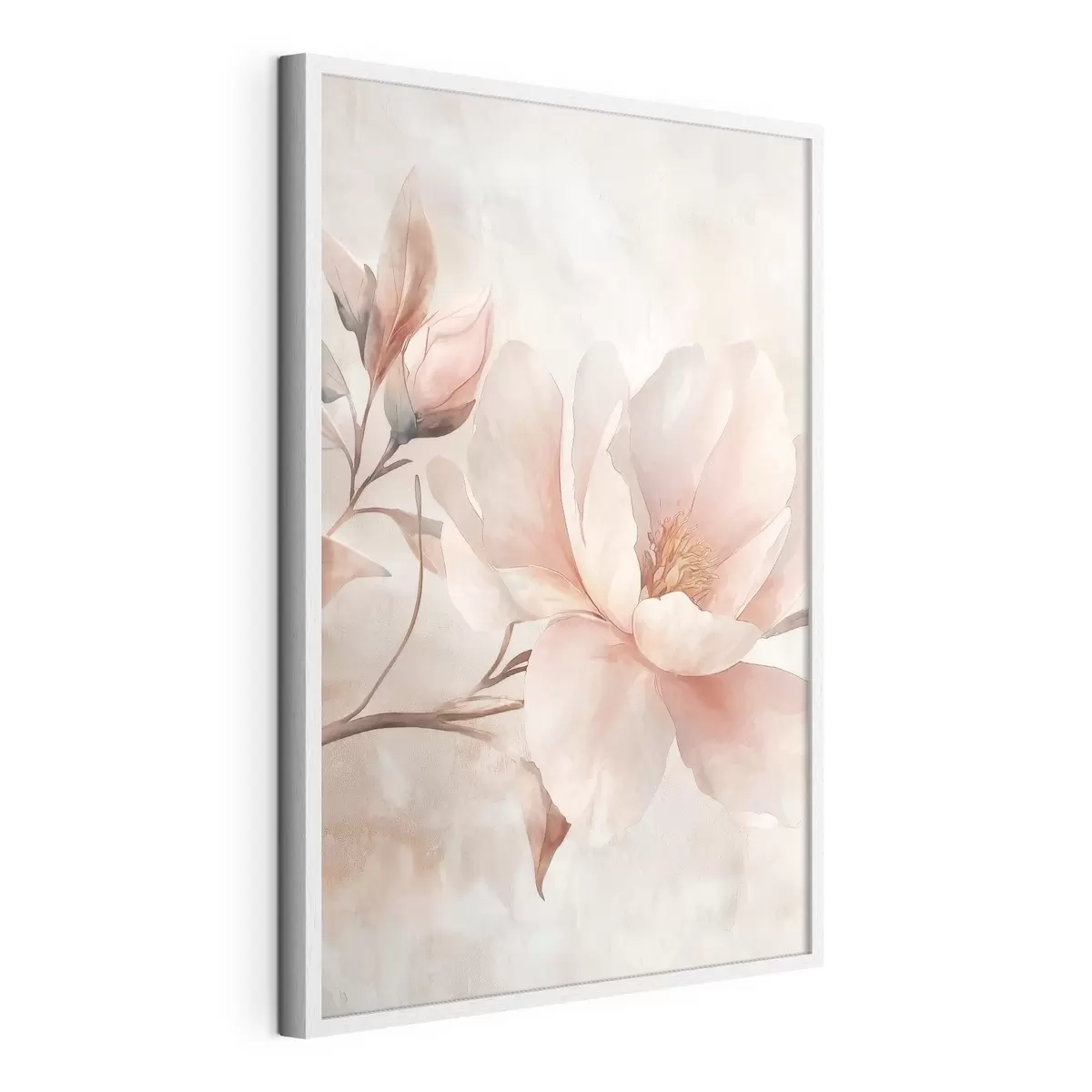 Affiche Pivoine en poudre avec bouton f51097
