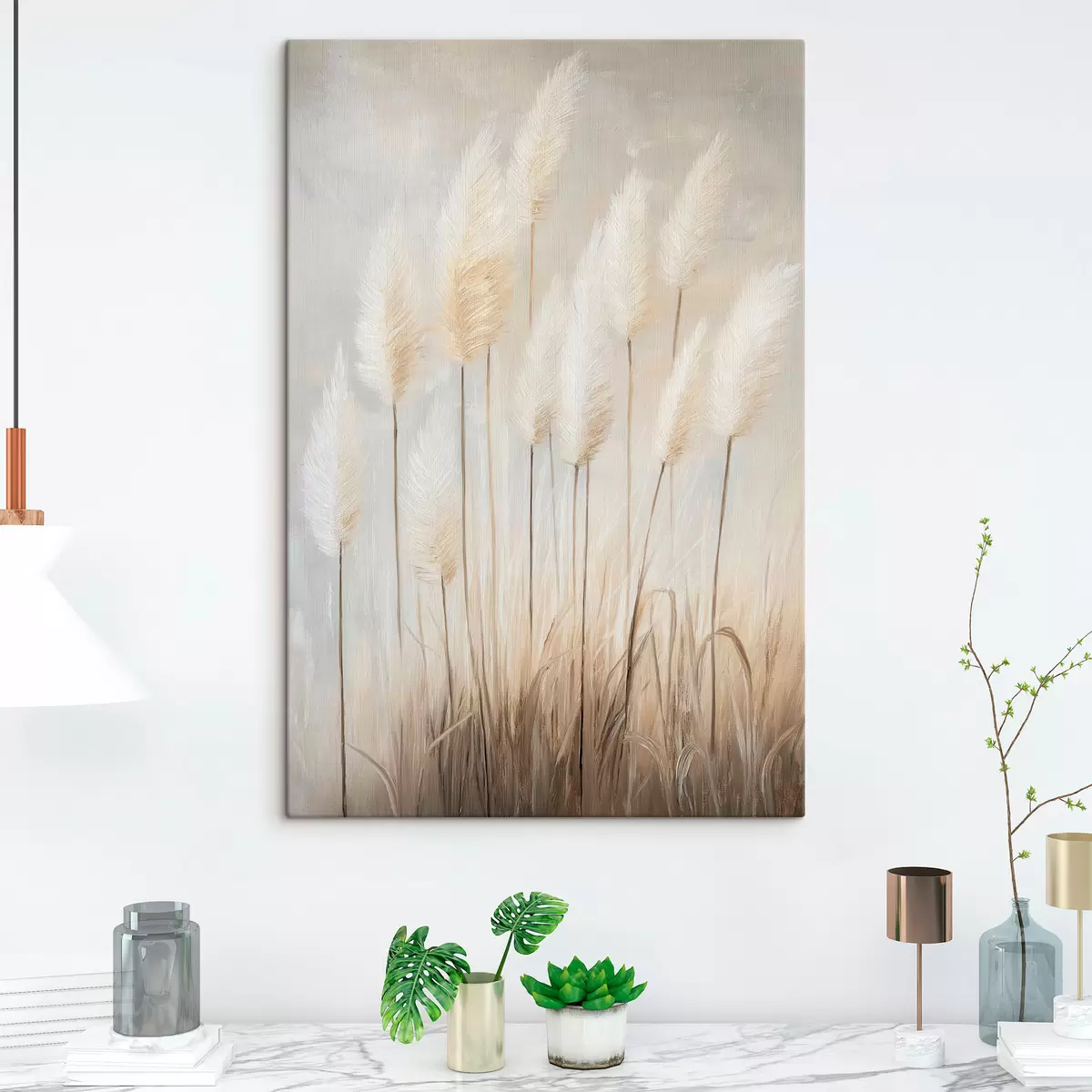  Peintures Herbe de la pampa s51150
