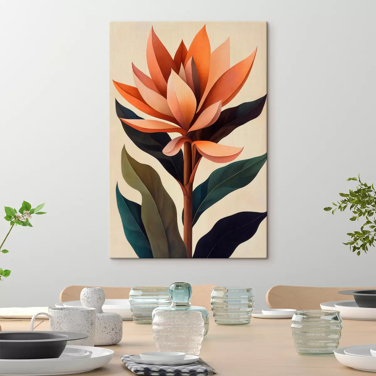  Peintures Fleur abstraite s51155