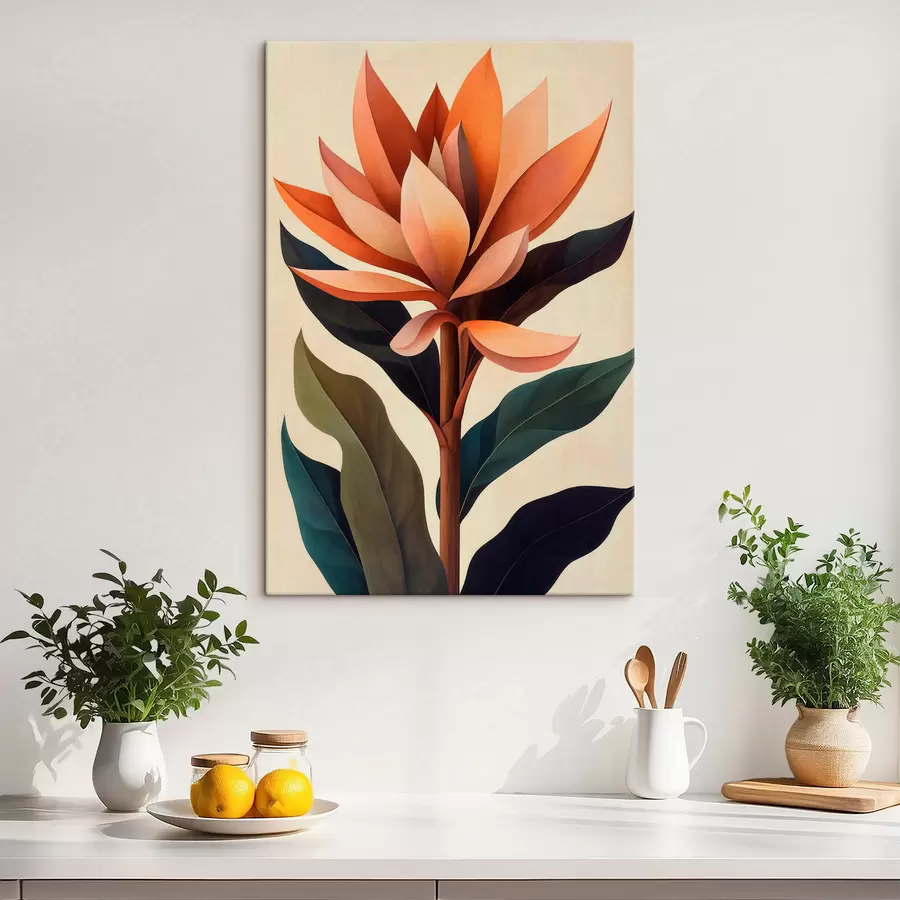 Fotobehang Abstracte bloem s51155