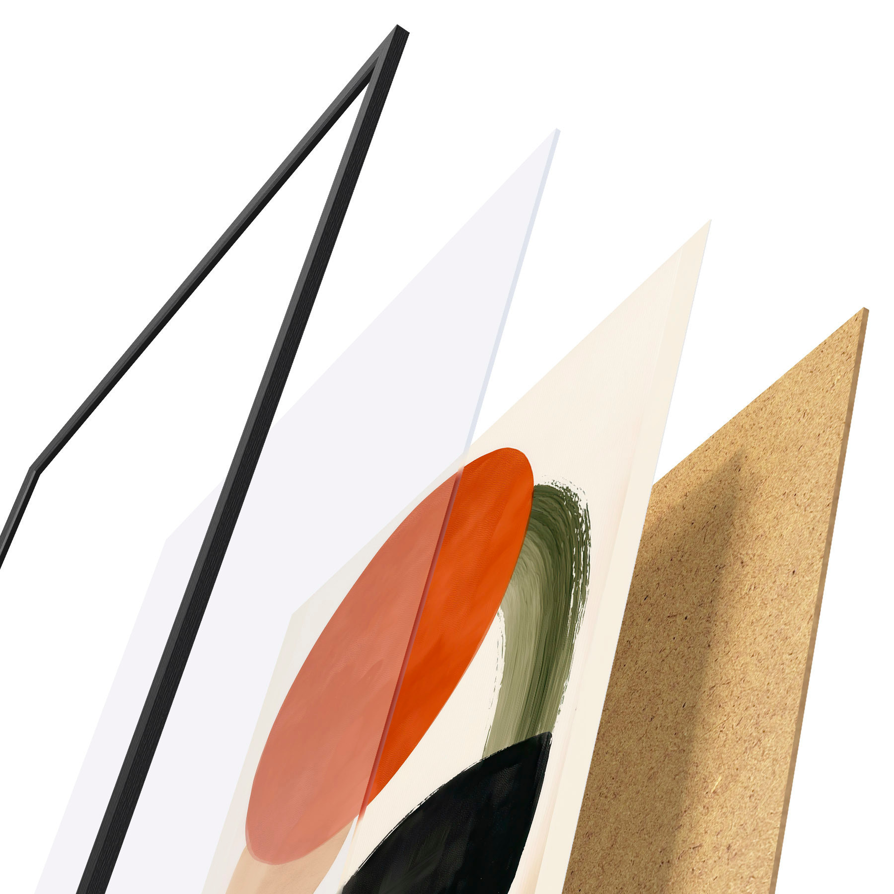 Poster Geometrische abstractie f51147