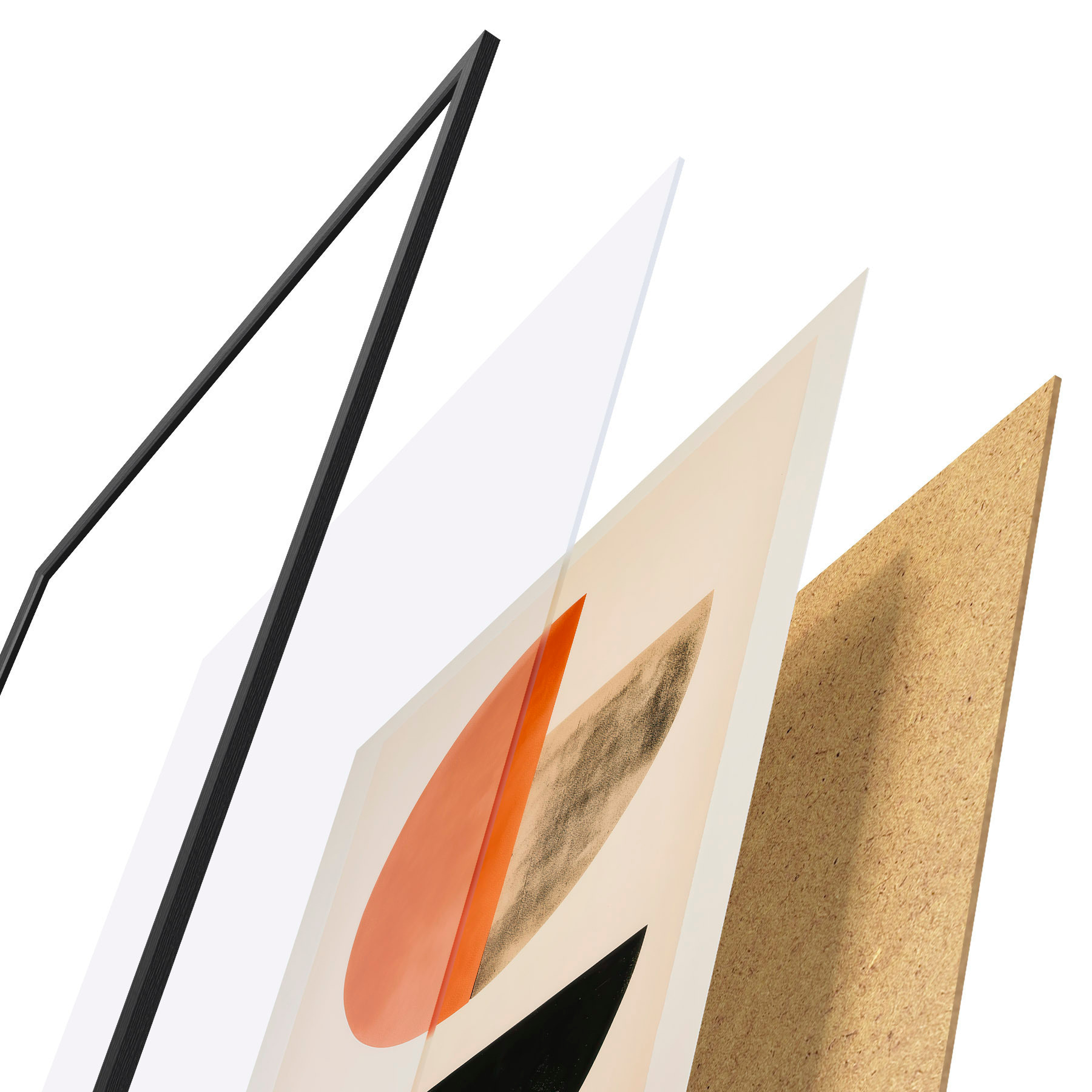 Poster Geometrische abstractie f51149