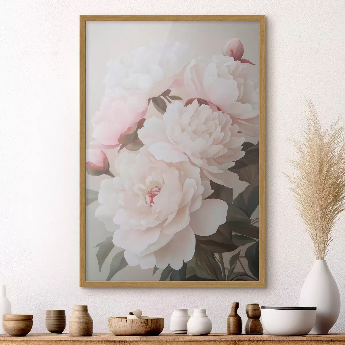 Poster Pioenrozen f51153