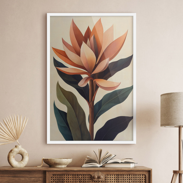 Affiche Fleur abstraite, Affiches Uniques, f51155wh : Uwalls