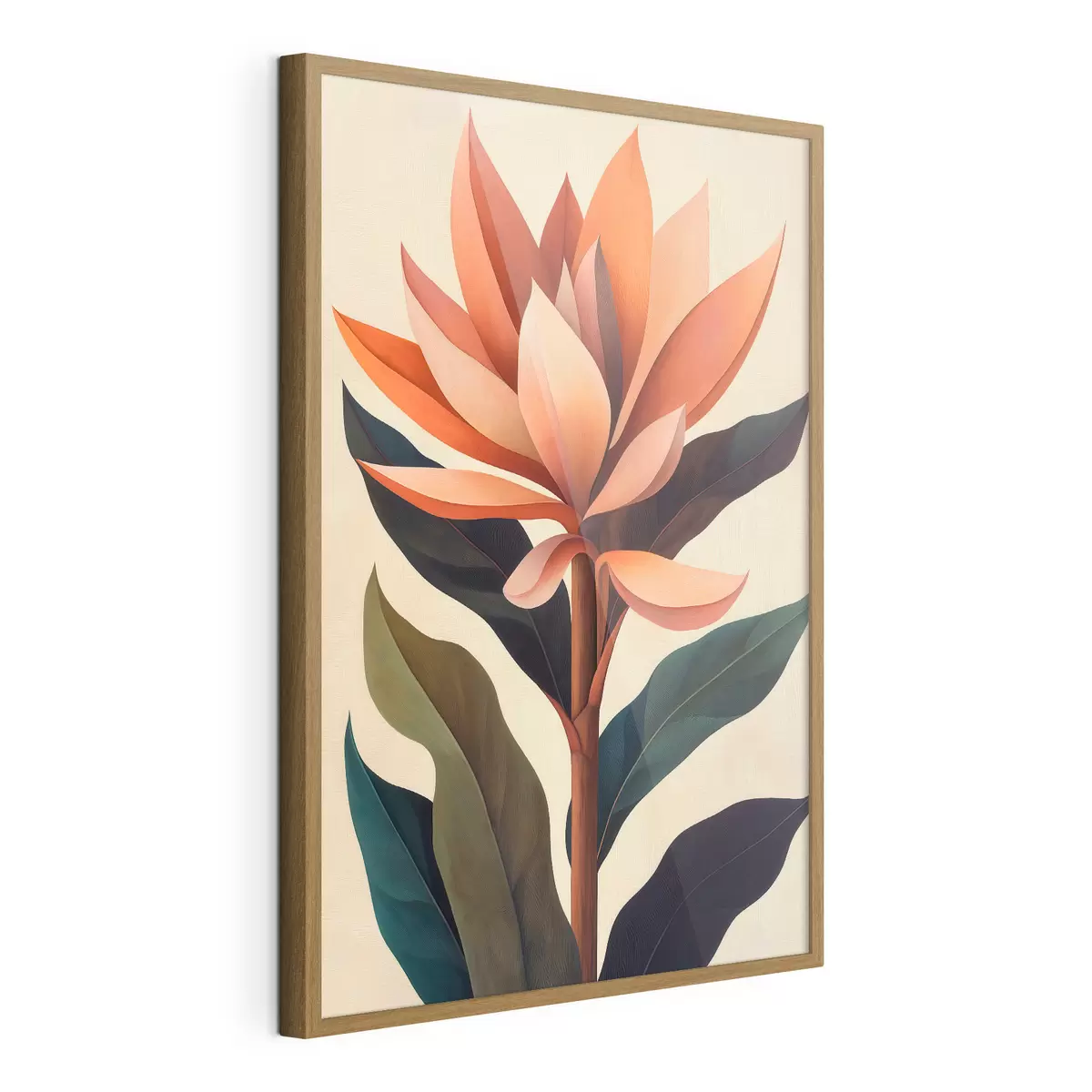Poster Abstracte bloem f51155