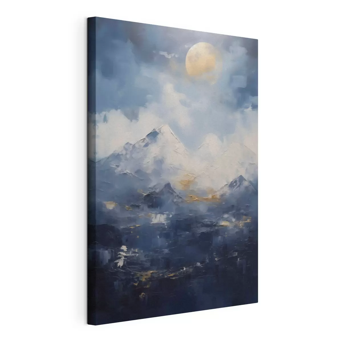  Peintures Paysage de montagne nocturne, d'après un tableau s51165