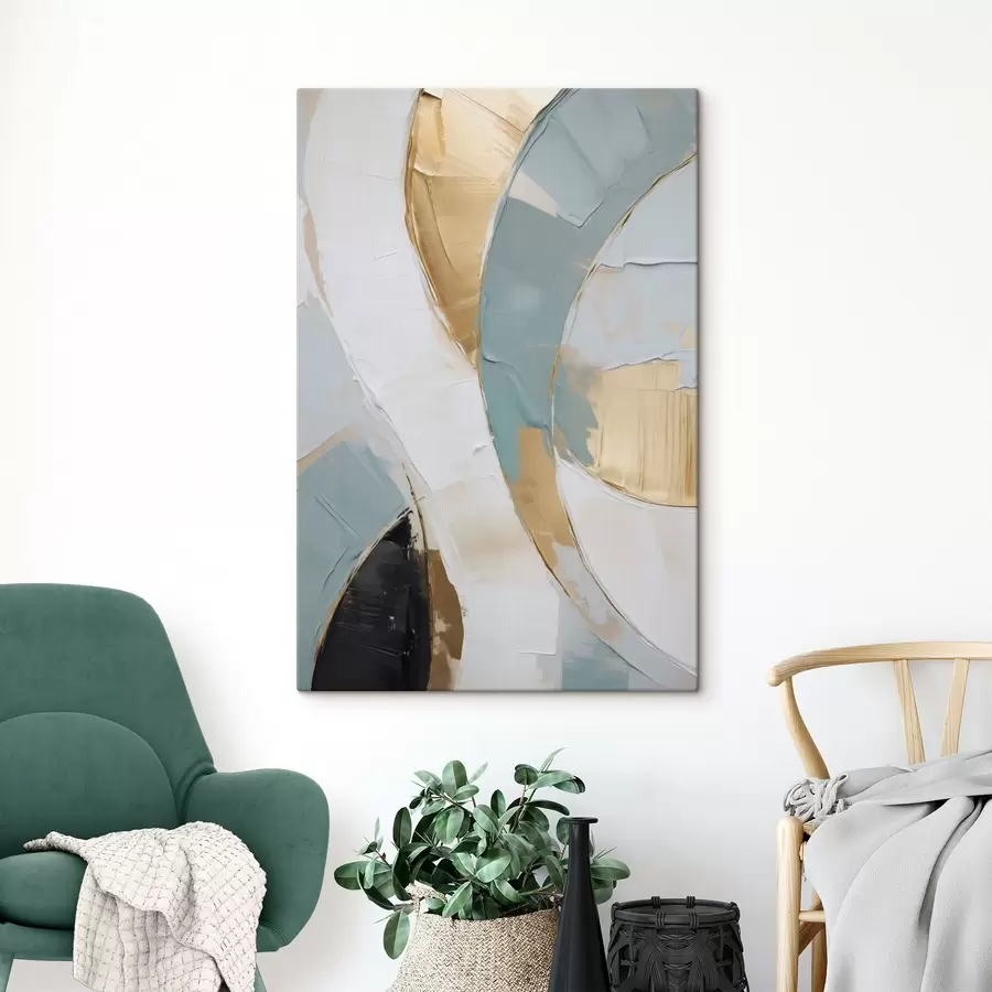  Peintures Motif abstrait, imitation d'un tableau s51167
