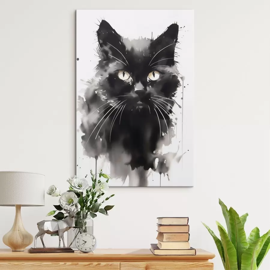  Peintures Portrait d'un chat, imitation d'un tableau s51169
