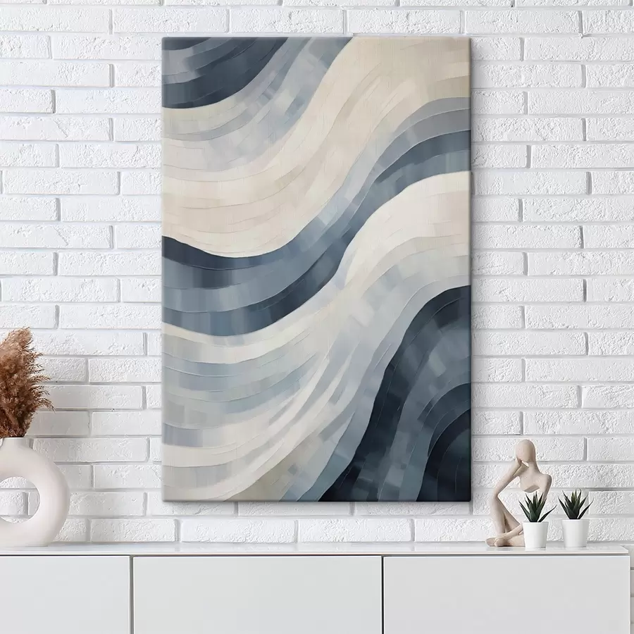  Peintures Larges rayures abstraites, imitation d'un tableau s51170