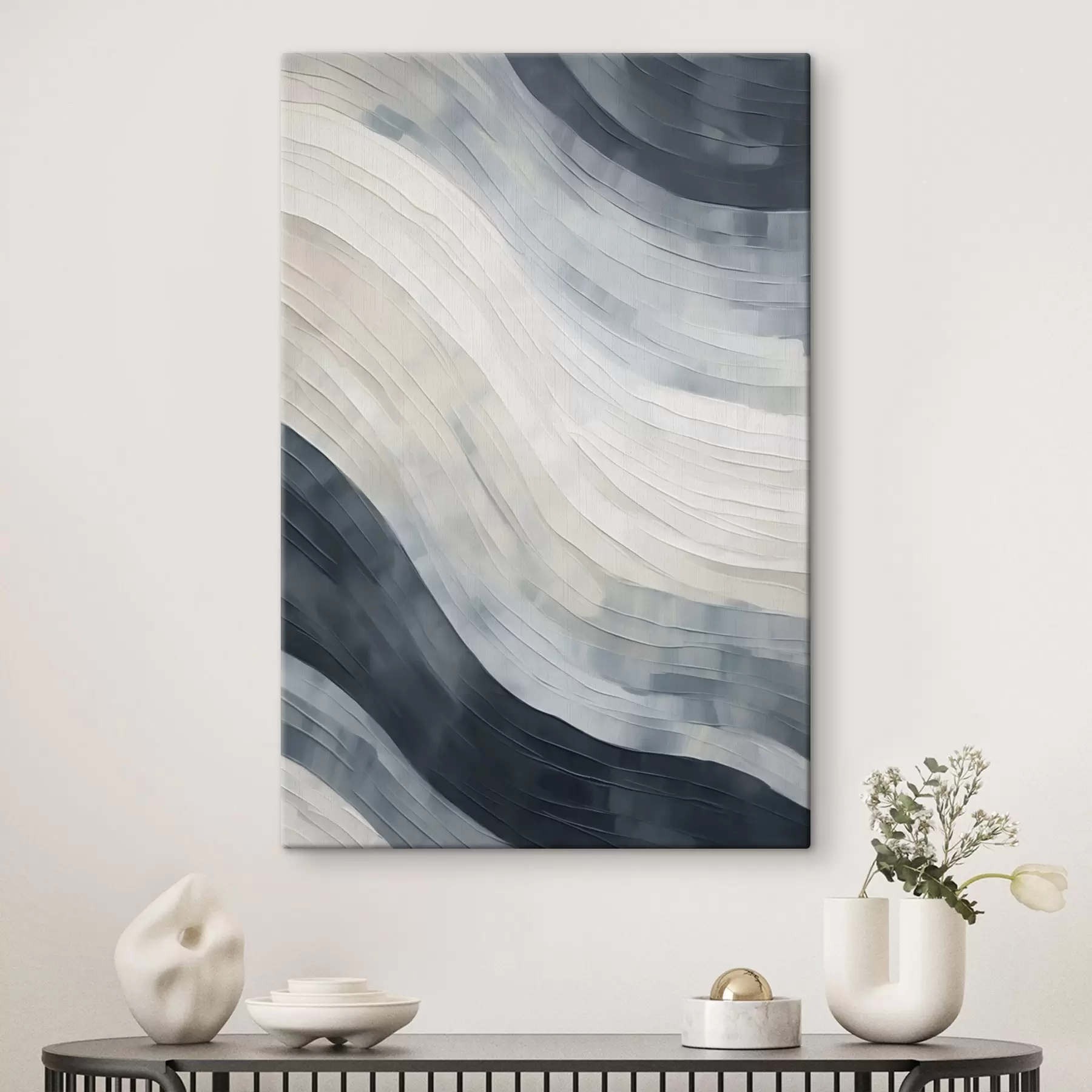  Peintures Rayures abstraites, imitation d'un tableau s51171