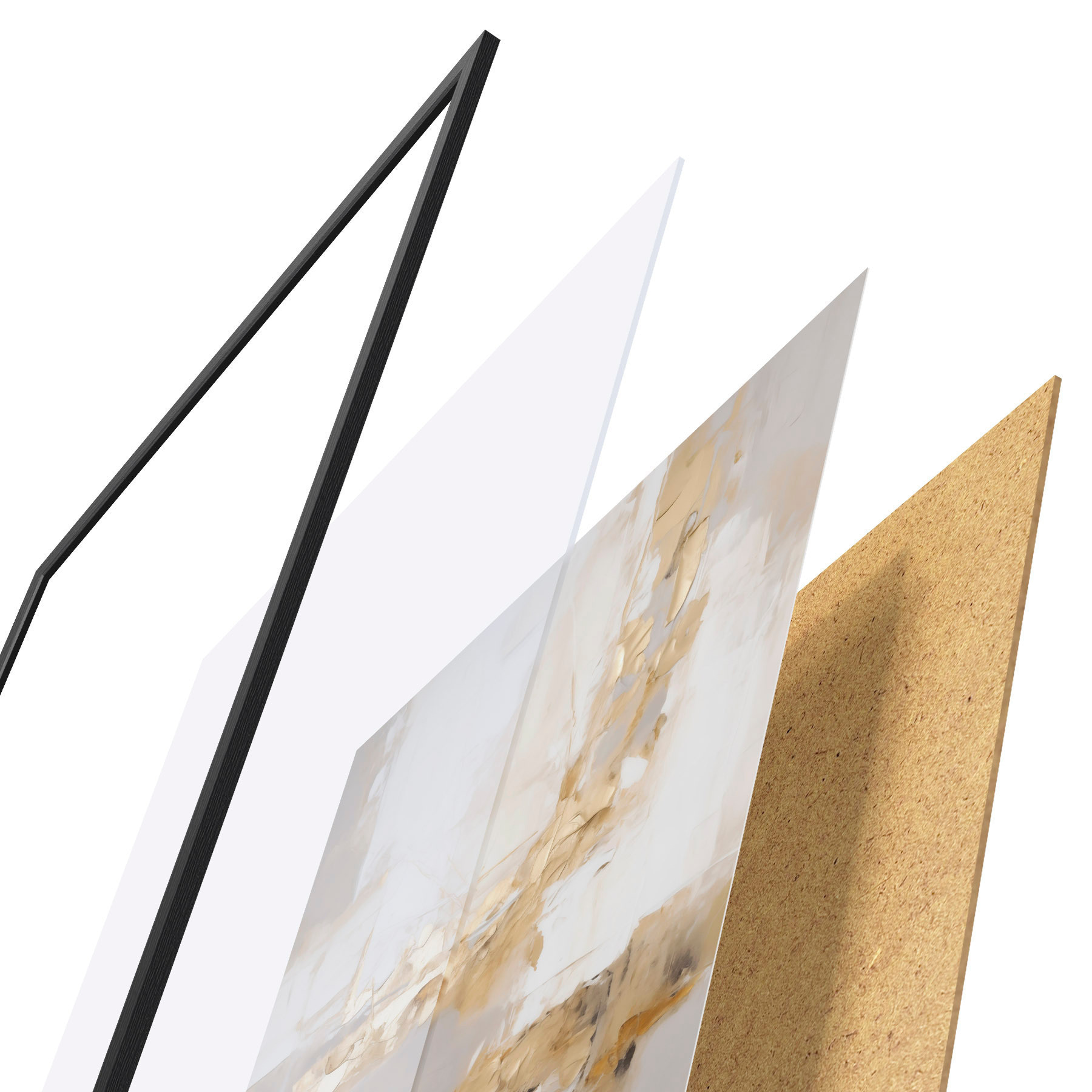 Affiche Abstraction moderne, imitation de la peinture f51162