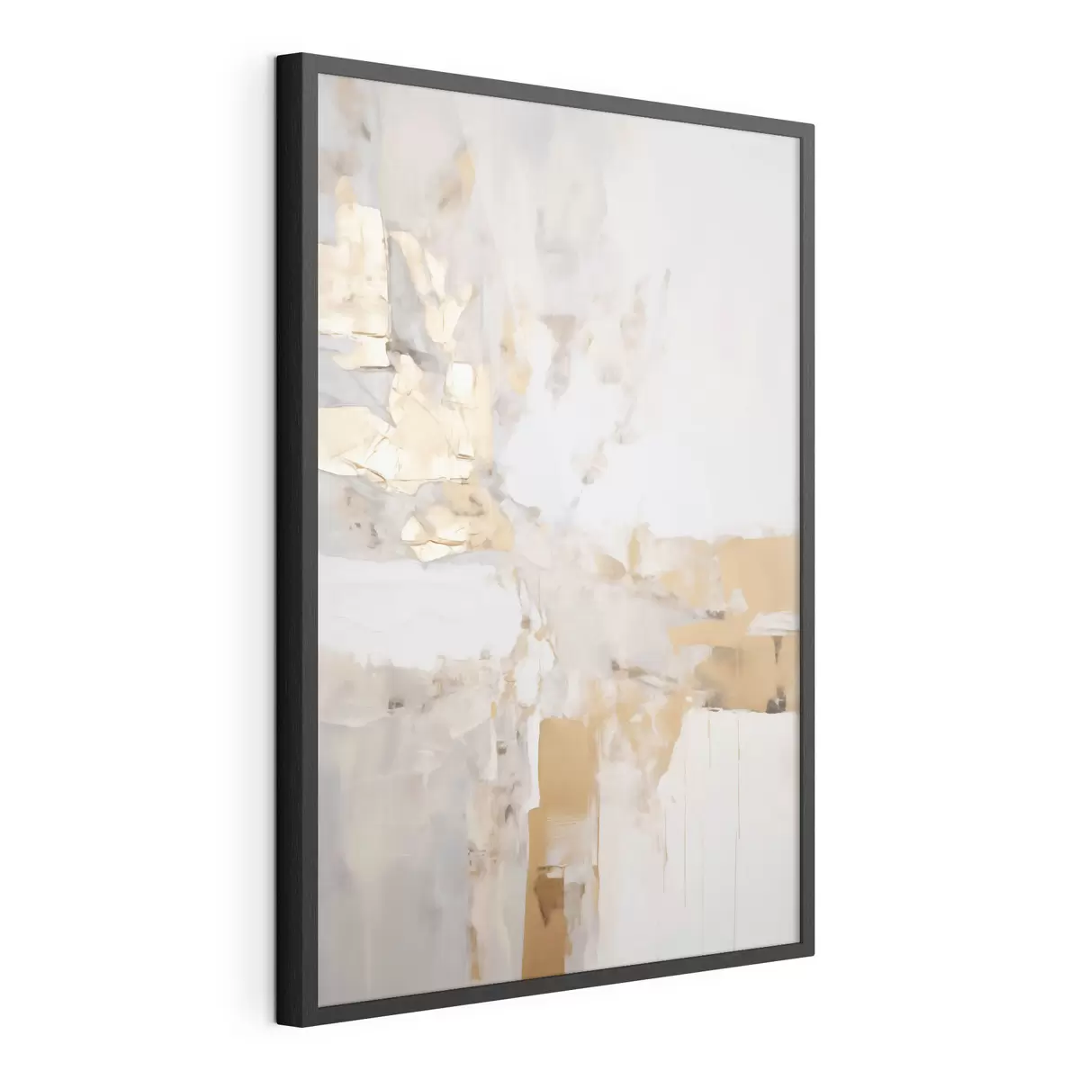Poster Minimalistische abstractie, imitatie van een schilderij f51163