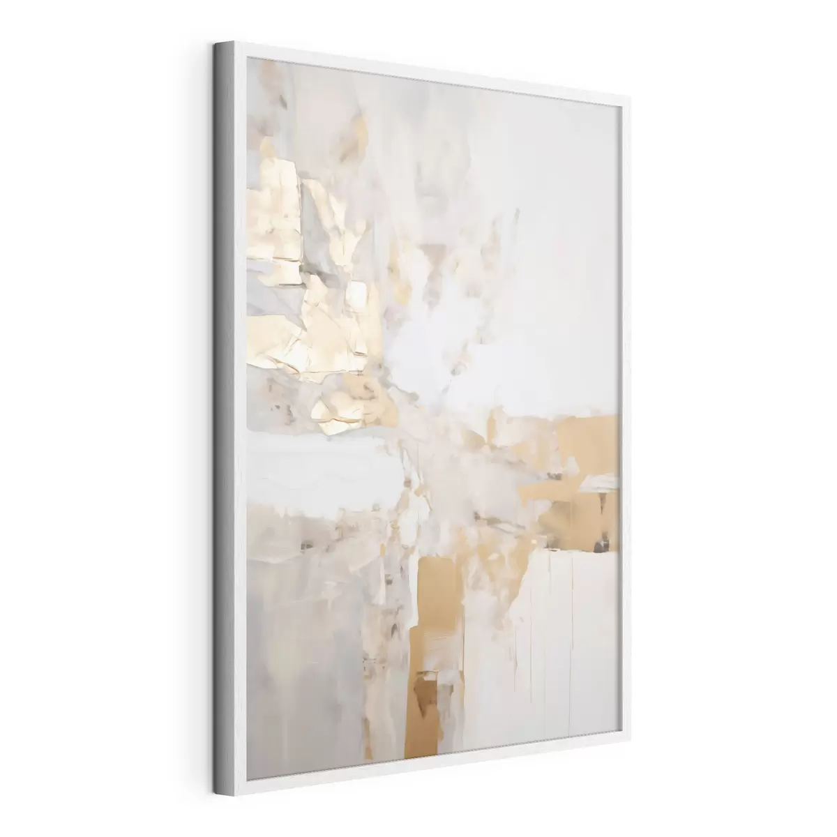 Poster Minimalistische abstractie, imitatie van een schilderij f51163