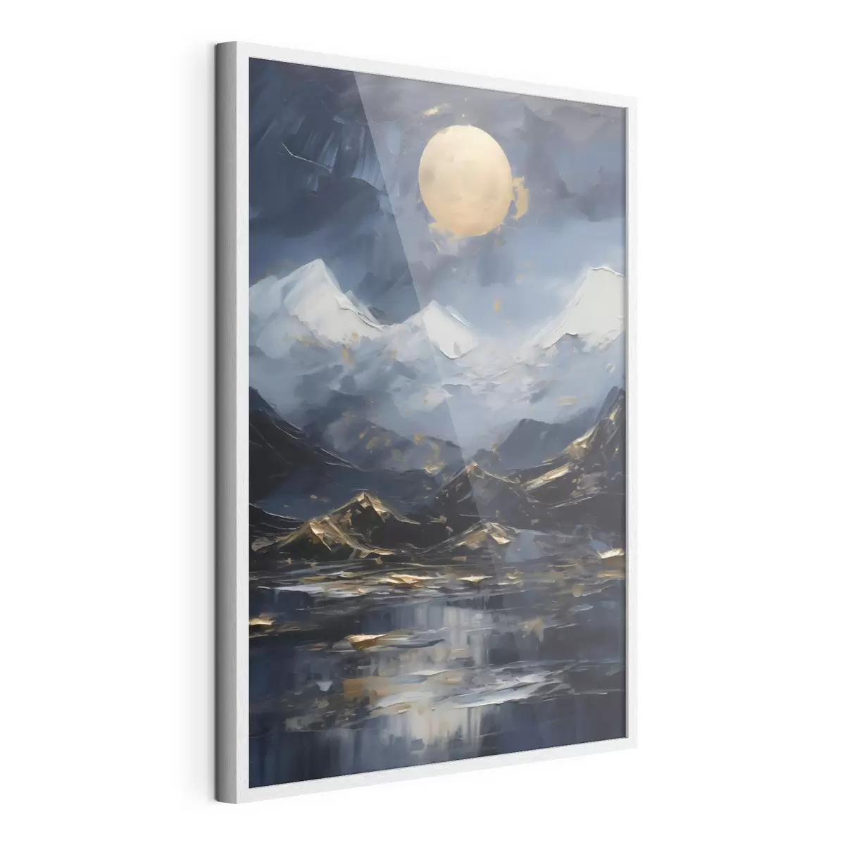 Poster Berglandschap, naar een schilderij f51164