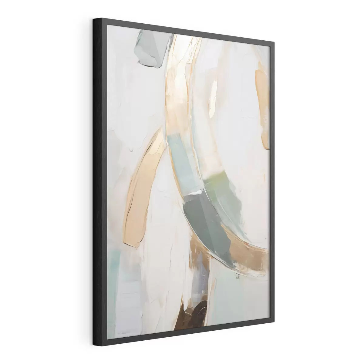 Poster Abstracte compositie, imitatie van een schilderij f51166