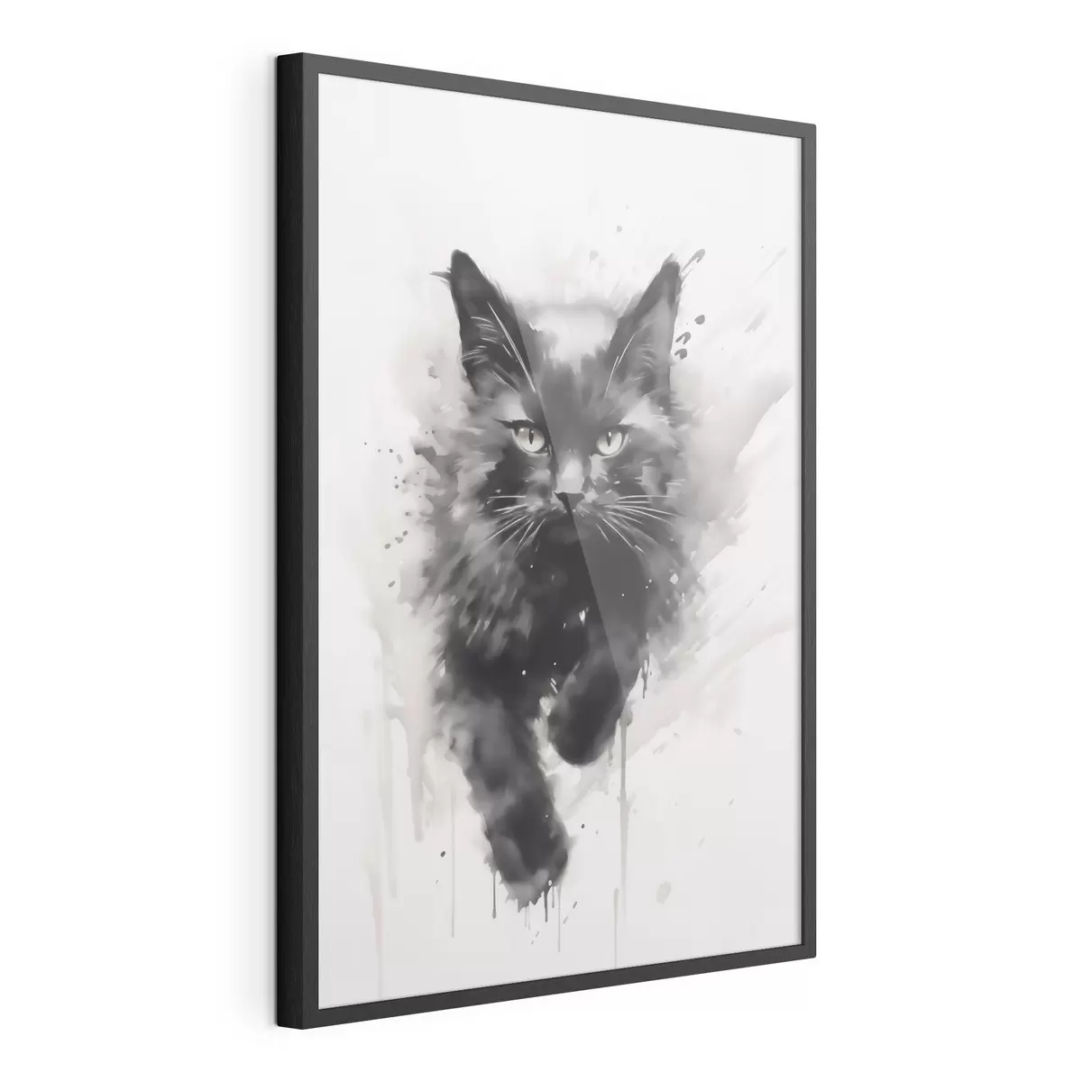 Poster Kat, imitatie van een schilderij f51168