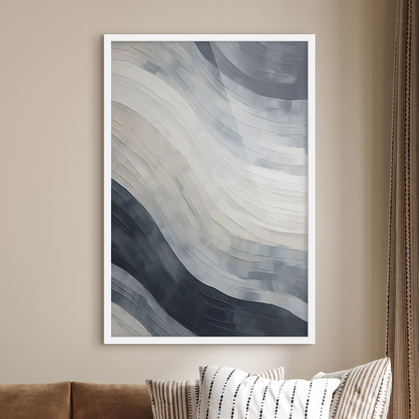 Affiche Rayures abstraites, imitation d'un tableau, Affiches Uniques, f51171wh : Uwalls