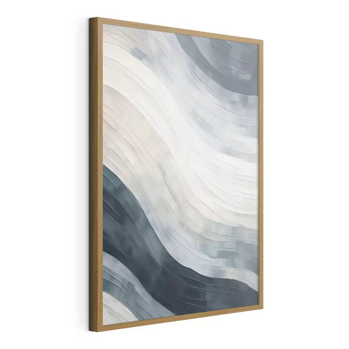 Poster Abstracte strepen, imitatie van een schilderij f51171