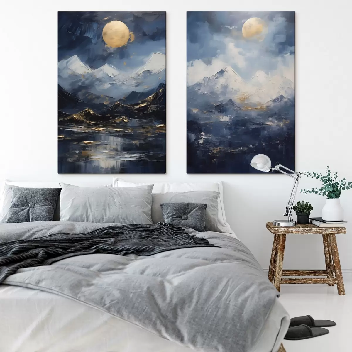  Peintures Paysage de montagne, reproduction d'un tableau m31108